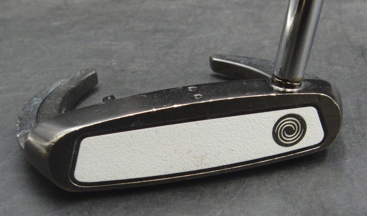 Odyssey White Ice Sabertooth Putter Steel Shaft 84cm Length Psyko Grip