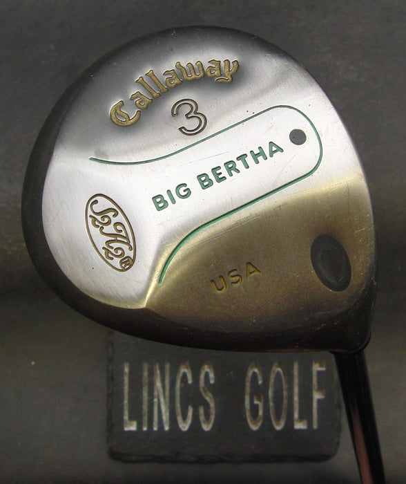 Ladies Callaway Big Bertha 3 Wood Ladies Graphite Shaft Callaway Grip