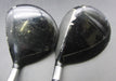 Set of 2 Callaway Razr Hawk 3 Wood + 5 Wood Regular Graphite Shafts Black Grips