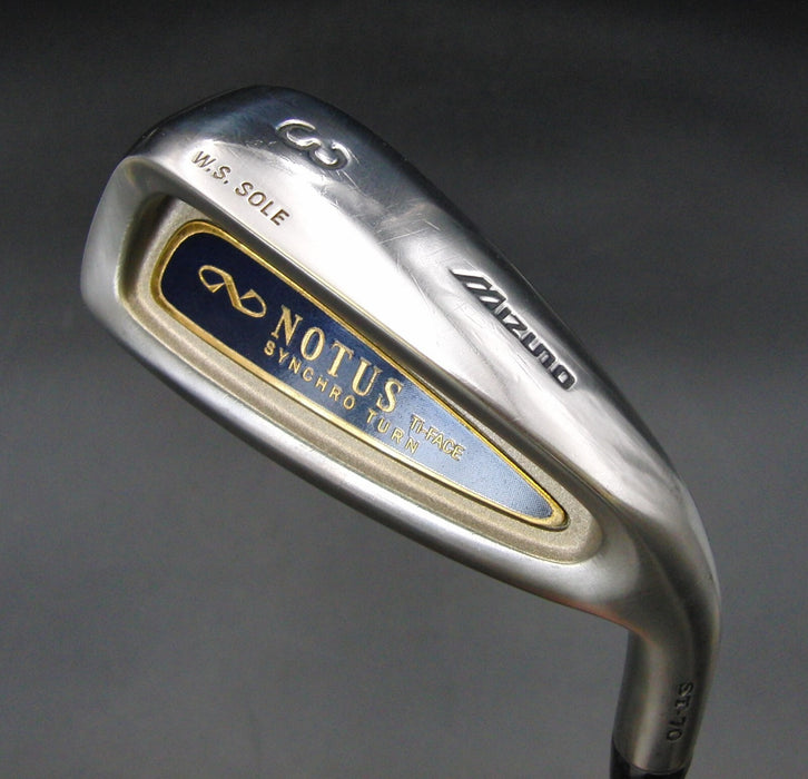 Mizuno Notus Ti Face ST-70 Synchro Turn 3 Iron Regular Graphite Shaft Royal Grip