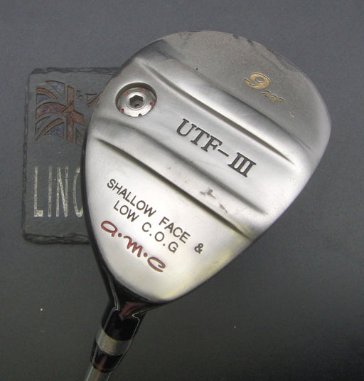 AMC Shallow Face UTF-III 28° 9 Hybrid Stiff Graphite Shaft Tour Arrow Grip
