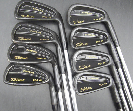 Set of 8x Titlesit 704-CB Forged 3-PW Irons Regular Steel Shafts TourEdge Grips