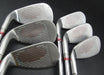 Set of 6x Cobra Baffler Red Irons 7-SW+GW Stiff Steel Shafts Golf Pride Grips