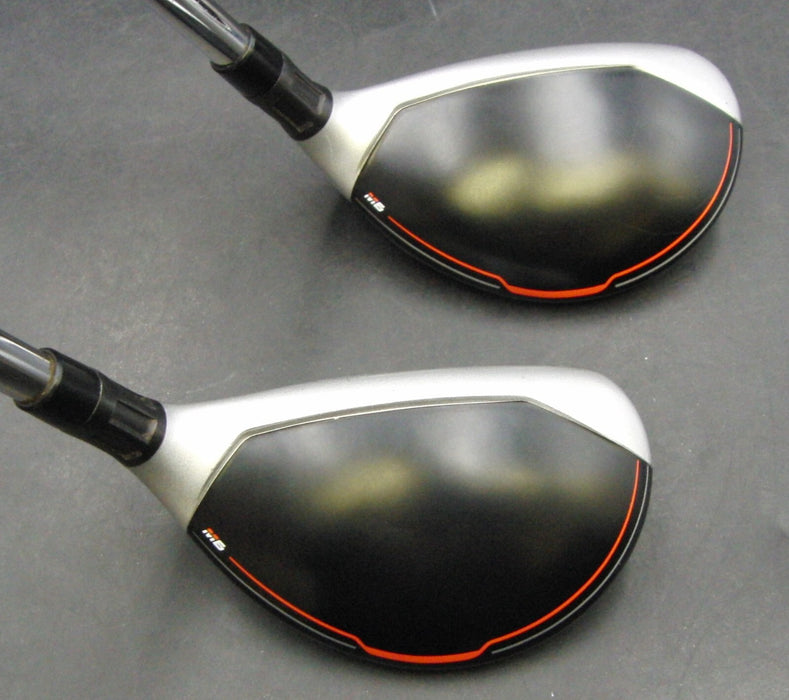 Set of 2 Taylormade M6 19º 3 & 22º 4 Hybrids Stiff Steel Shafts