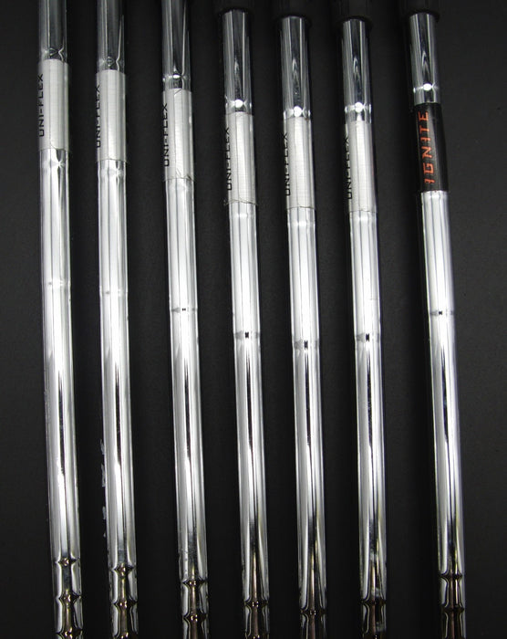 Set of 7x Nike Ignite Irons 4-PW Uniflex Steel Shafts Nexgen Grips*