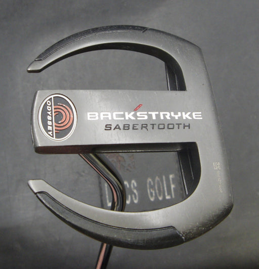 Odyssey BackStryke SaberTooth Putter Steel Shaft 84cm Length Psyko Grip*
