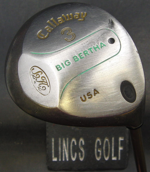 Ladies Callaway Big Bertha USA 3 Wood Ladies Graphite Shaft Callaway Grip