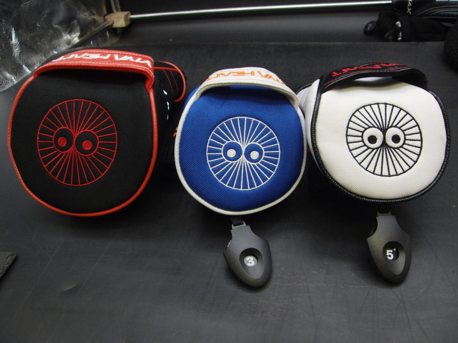 Set of 3 VIVA HEART Driver & 3+5 Woods Head Covers