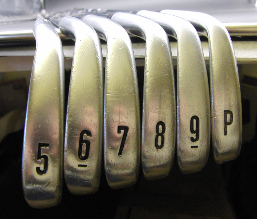 Set of 6x Callaway Apex MB 5-PW Irons Stiff Steel Shafts Black Grips