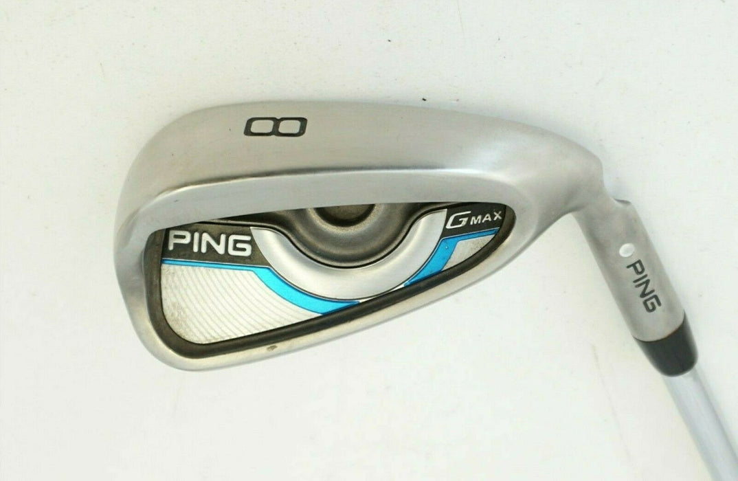 Ping Gmax White Dot 8 Iron Senior Flex Steel Shaft Ping Grip
