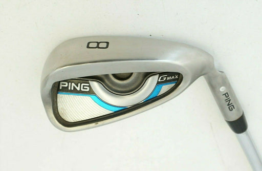 Ping Gmax White Dot 8 Iron Senior Flex Steel Shaft Ping Grip