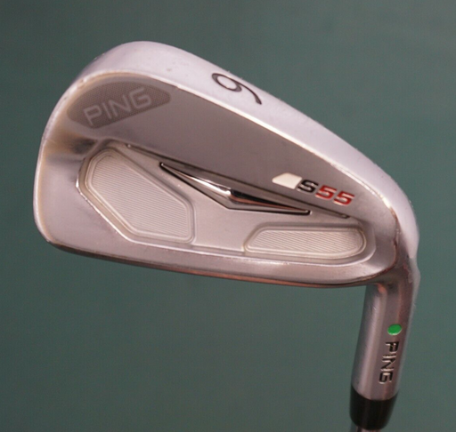 Ping S55 Green Dot 6 Iron Stiff Steel Shaft Lamkin Grip