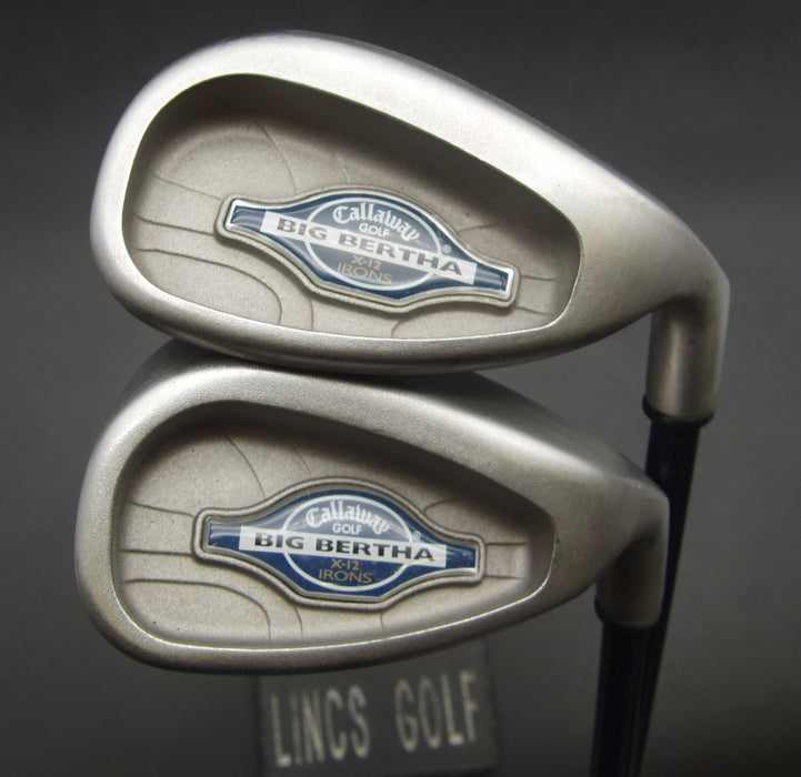 Set of 2 Callaway Big Bertha X-12 Sand & Gap A Wedges Regular Graphite Shafts