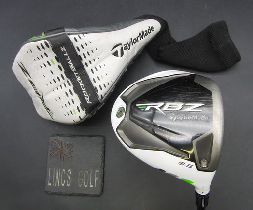 TaylorMade RBZ 9.5° Driver Stiff Graphite Shaft Tour Edge Grip + Head Cover