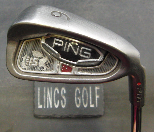 Ping i15 Red Dot 6 Iron Regular Steel Shaft Golf Pride Grip