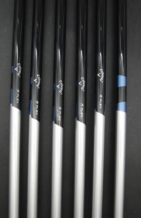 Set of 6x Callaway WarBird Irons 5-PW Regular Graphite Shafts Callaway Grips