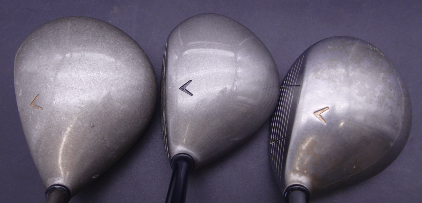 Set of Callaway Big Bertha Irons 3-PW+AW + Callaway Driver + 4 + 5 Wood + Putter