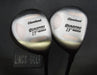 Set of 2 Cleveland Quadpro 13° 3 & 17° 4 Woods Regular Graphite Shafts
