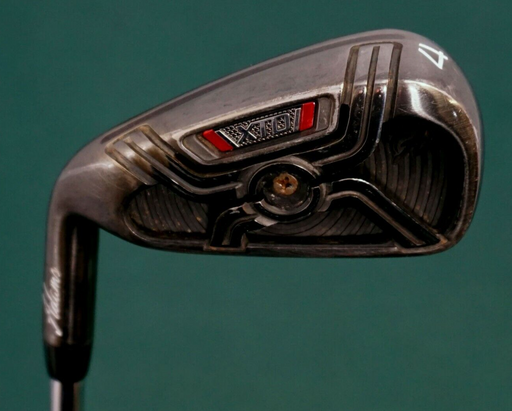 Left Handed Adams XTD 4 Iron Missing Red Button/Weight Regular Steel Shaft