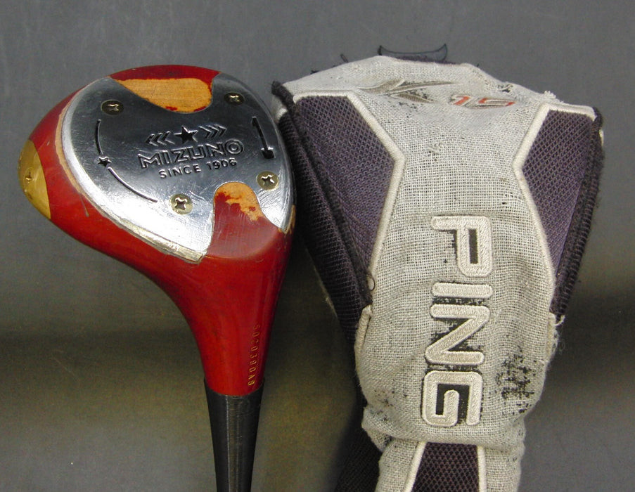 Vintage Mizuno Since 1906 All Star Driver Regular Graphite Shaft & HeadCover