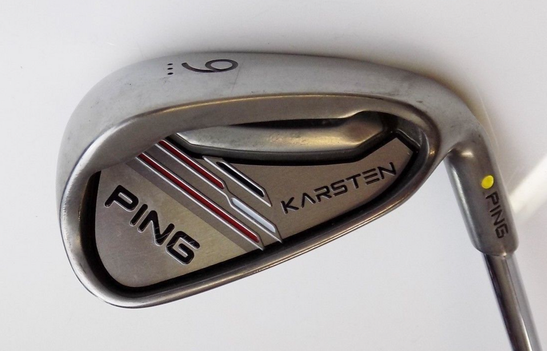 Ping Karsten Yellow Dot 9 Iron Ping CFS R Flex Steel Shaft Lamkin Grip