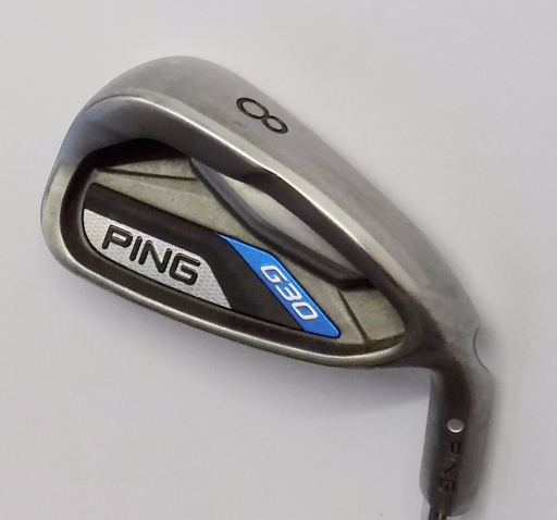 Ping G30 Silver Dot 8 Iron CFS R Flex Steel Shaft Ping grip
