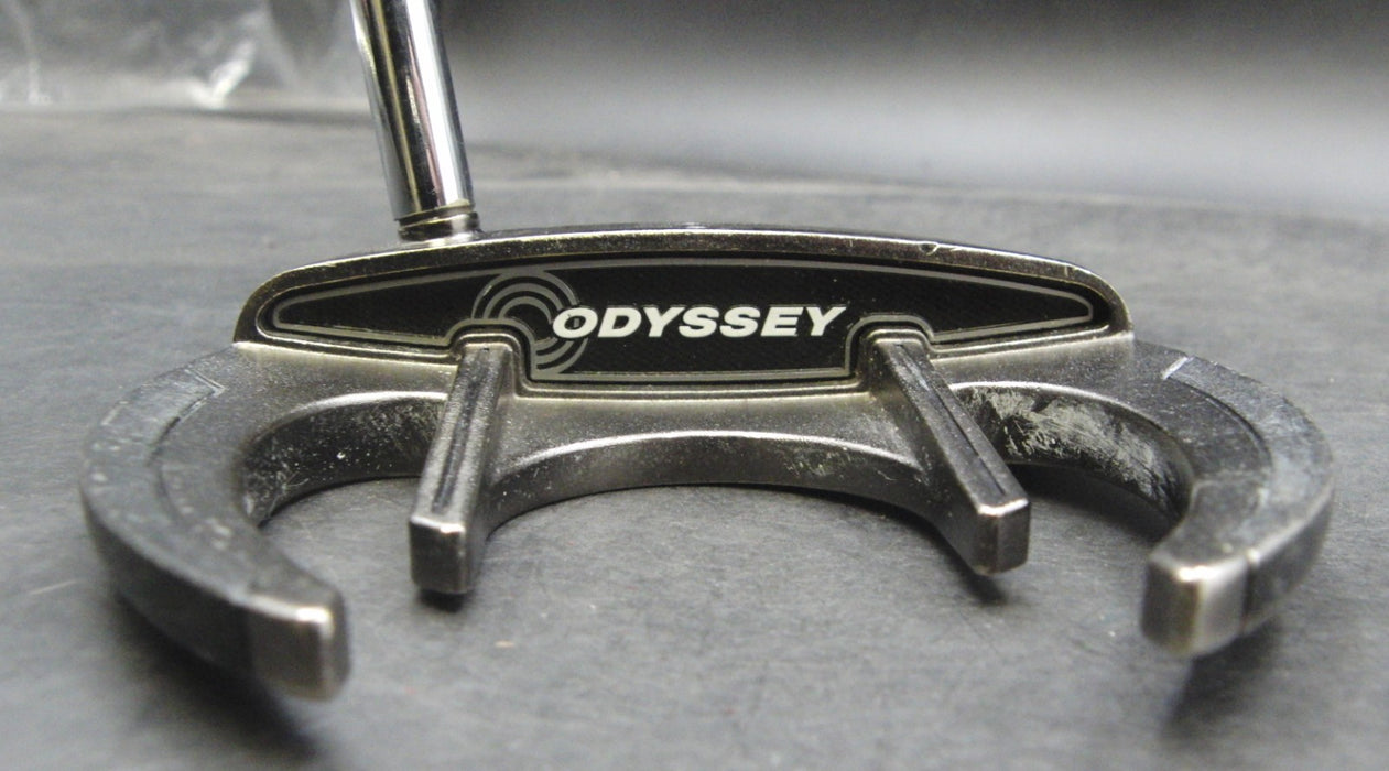 Odyssey White Ice Sabertooth Putter Steel Shaft 84cm Length Psyko Grip