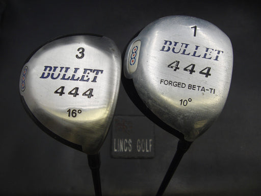 Set of 2 Bullet Forged 444 Driver & 3 Wood Regular Graphite Shafts