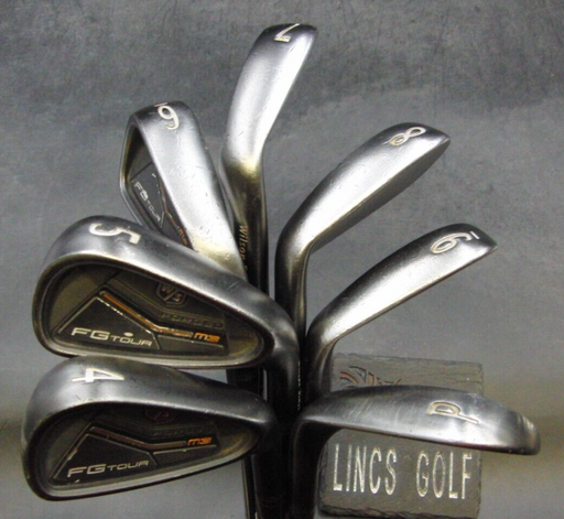 Set of 7 x Wilson Staff FG Tour M3 Forged Irons 4PW Stiff Steel Shafts