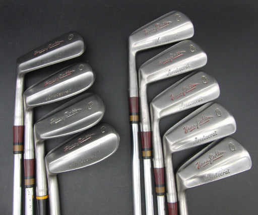 Vintage Set of 9x Left-Handed Henry Cotton Aristocrat 2-PW Irons