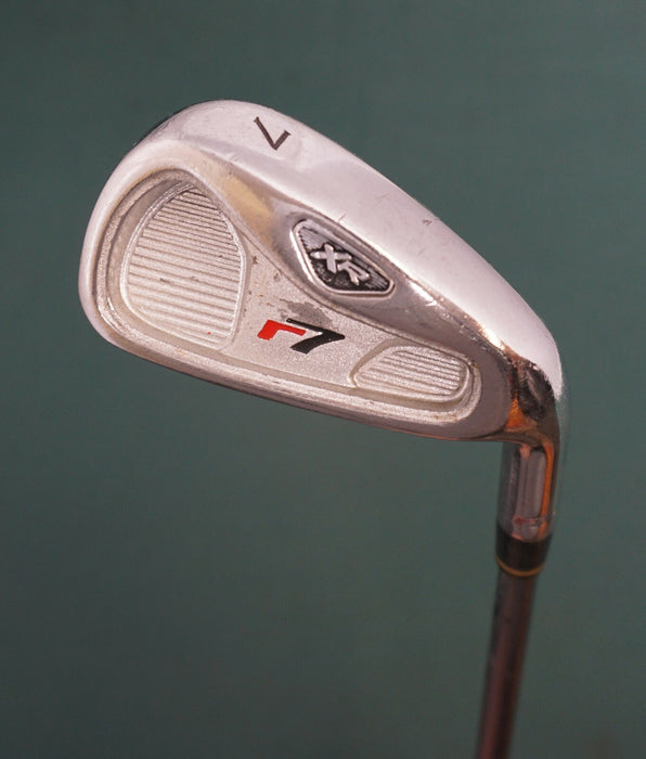 TaylorMade r7 XR 7 Iron Stiff Graphite Shaft PowerBilt Grip