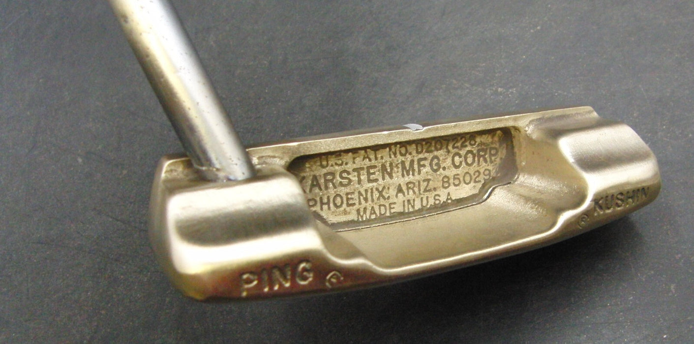 Refurbished Ping Kushin Putter Steel Shaft 88.5cm Length Golf Pride Grip