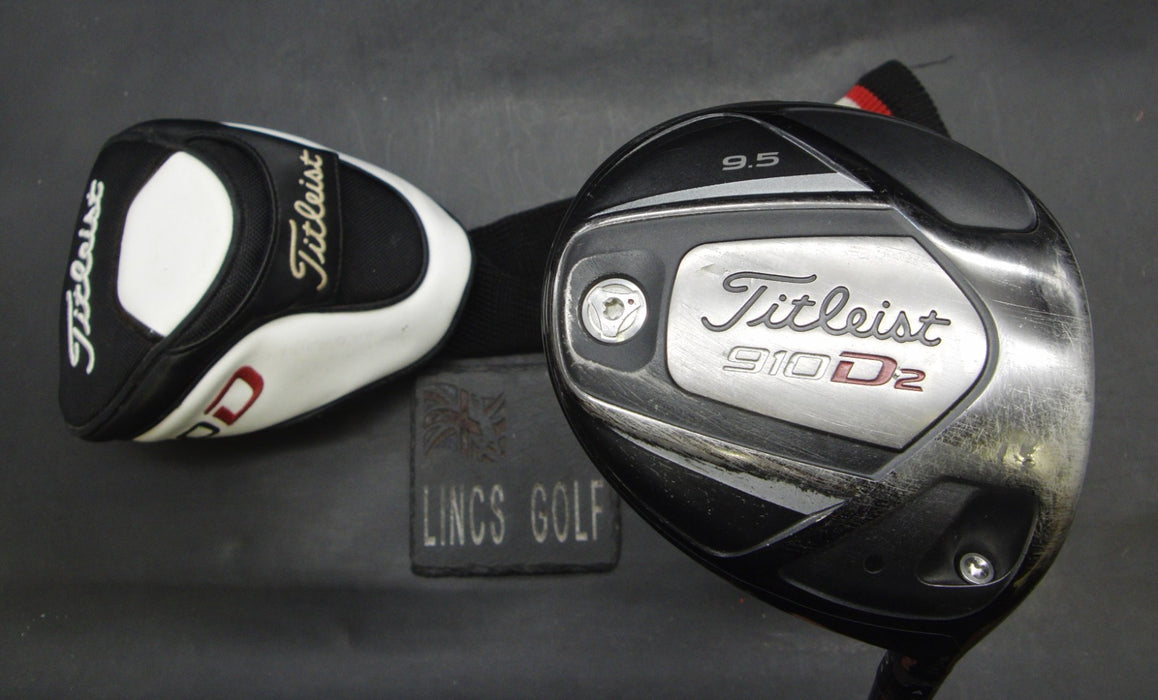 Titleist 910D2 9.5° Driver Stiff (Optional) Graphite Shaft + Head Cover*
