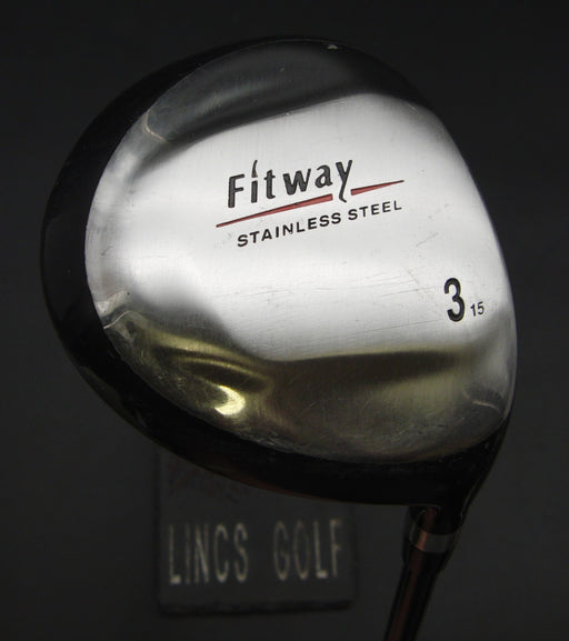 Fitway Stainless Steel 15° 3 Wood Regular Graphite Shaft Fitway Grip