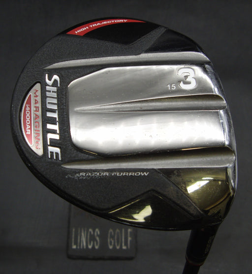 Maruman Shuttle Maraging i4000AR 15° 3 Wood Regular Graphite Shaft Shuttle Grip