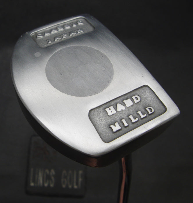 Slasses Hand Milld Putter 87cm Playing Length Steel Shaft GolfPride Grip
