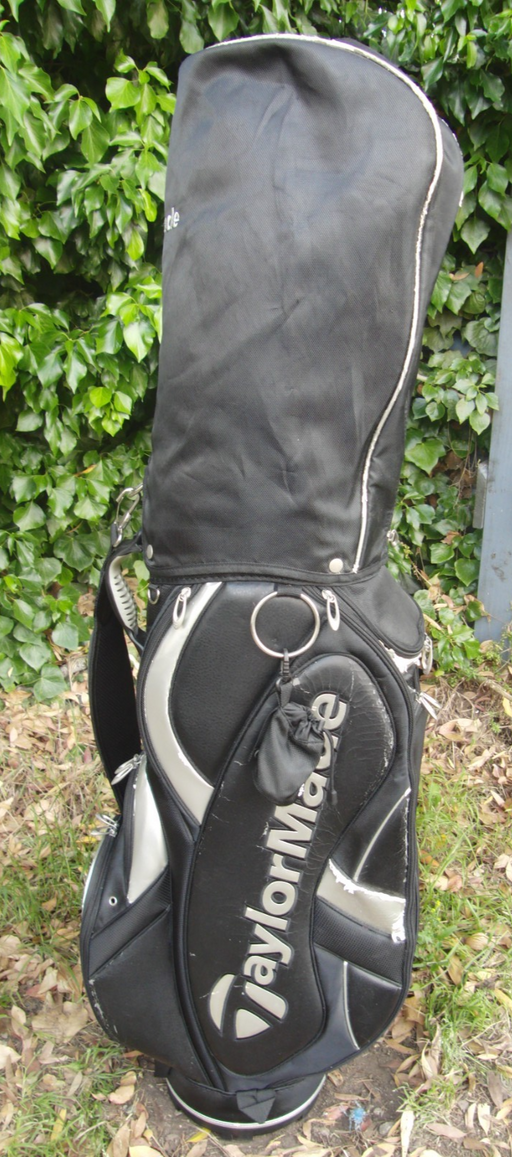 5 Division Taylor Made Golf Stand Cart Carry Trolley Golf Clubs Bag**