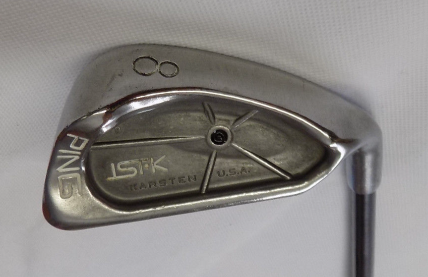 Ladies Polished Ping ISI-K Black Dot 8 Iron L Flex Graphite Shaft Ping Grip
