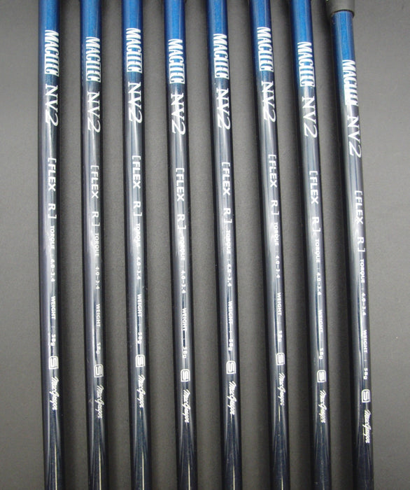 Set of 8x MacGregor MACTEC NV2 Irons 4-PW+AW Regular Graphite Shafts*