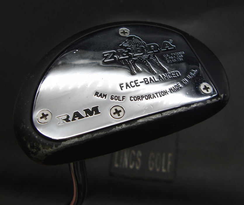 Ram Zebra Face-Balanced Mallet Putter 85cm Length Steel Shaft Zebra Grip