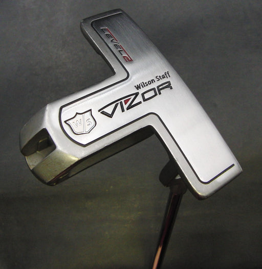 Wilson Staff Vizor Level 2 Putter Steel Shaft 87cm Length Wilson Staff Grip