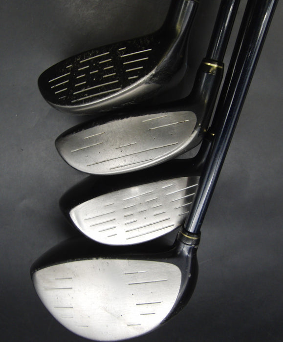 Set of 4 XXIO Twin AX-Sole Driver & 3+5+7 Woods Regular Graphite Shafts*