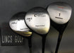 Set of  3 The Mystery C-HT 211 Woods & Bridgestone X500 Driver Shafts