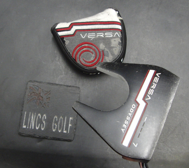 Odyssey Versa 7 Putter Steel Shaft 86cm Length Super Stroke Grip + Head Cover*