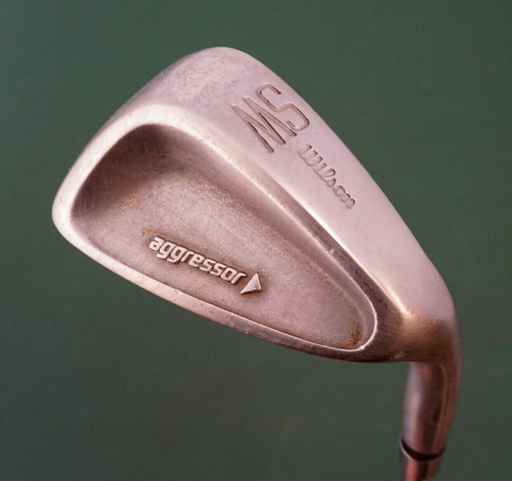 Vintage Wilson Aggressor Sand Wedge Regular Steel Shaft Tour Mach Grip