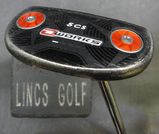 Odyssey Works 5 CS Putter Steel Shaft 86cm Length Super Stroke Grip*