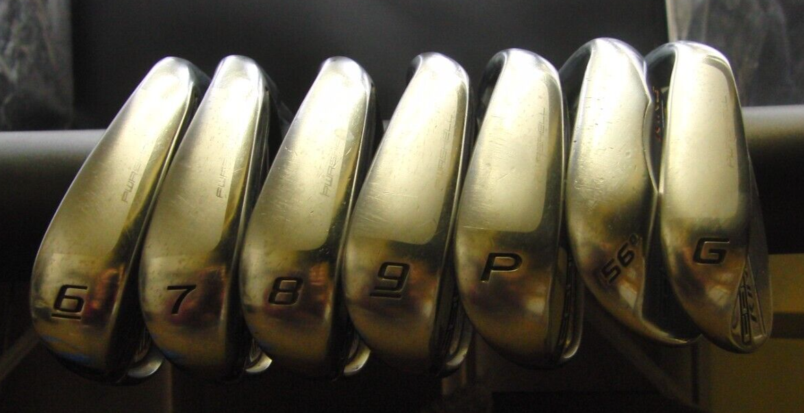 Combo Set of 7 x Cobra King F7 ONE Irons 6-SW+GW + Cobra King Versatile