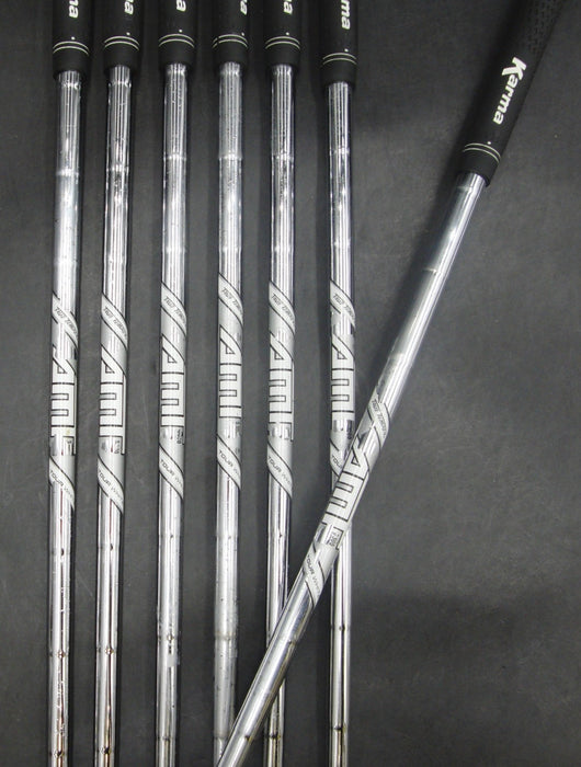 Set of 7 x Mizuno JPX 900 Tour Irons 4-PW Stiff Steel Shafts Karma Grips