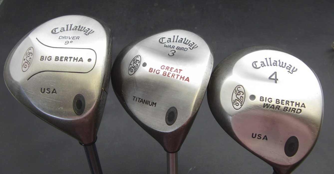 Set of Callaway X-12 6-PW/SW/GW + Callaway Driver + Callaway 3 + 4 Wood + Putter