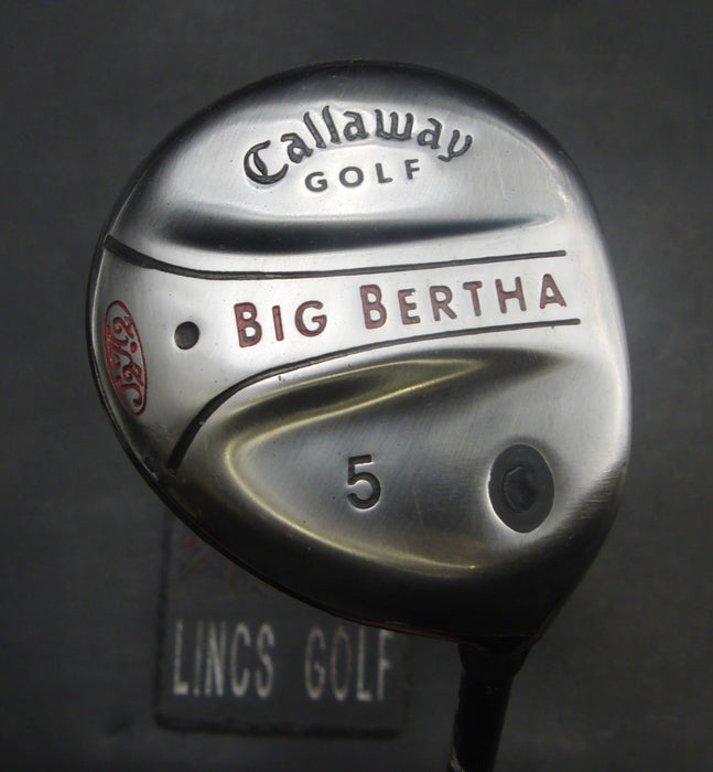 Callaway Big Bertha 5 Wood Regular Graphite Shaft Callaway Grip